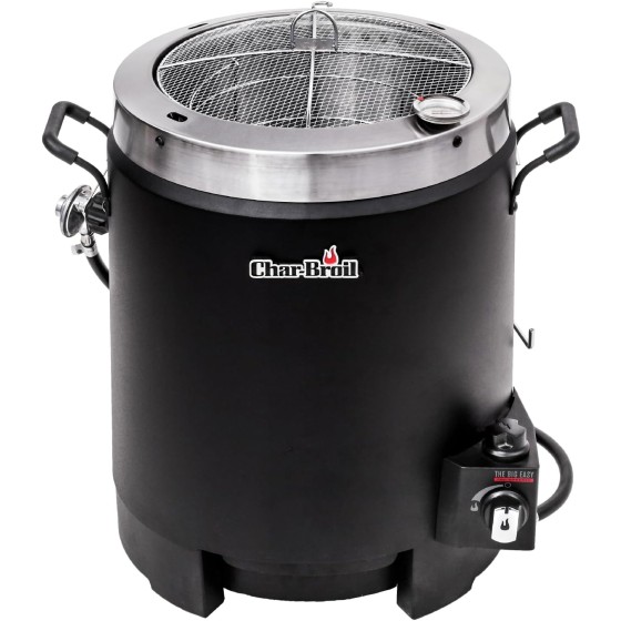 Charbroil® The Big Easy® TRU-Infrared™ Cooking Technology Propane Gas Stainless Steel Oil-Less Turkey Fryer, Black